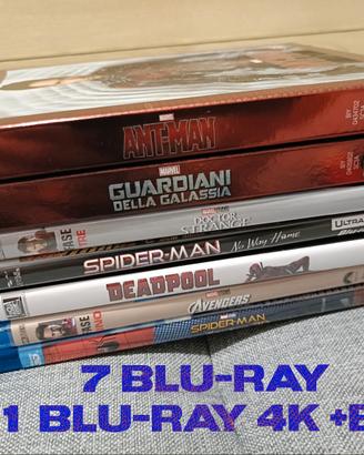 Lotto Marvel Blu-ray 8 film (no 3D)