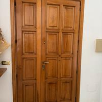 Portone in rovere doppia anta