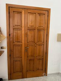 Portone in rovere doppia anta