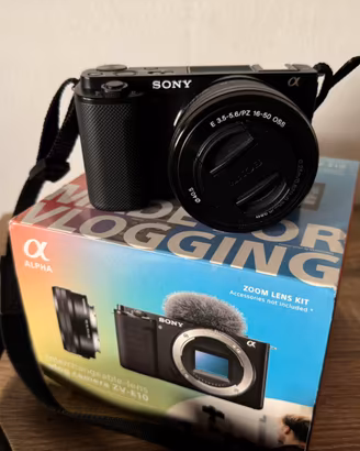 Sony Alpha Zv-E10  Kit completo
