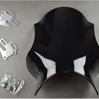CUPOLINO Parabrezza per naked fanali tondi D1 NERO