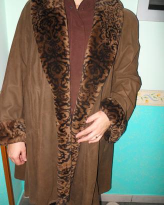 Cappotto Montone Shearling Vero Scamosciato