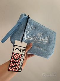 Pochette Saint Barth Azzurra Floreale
