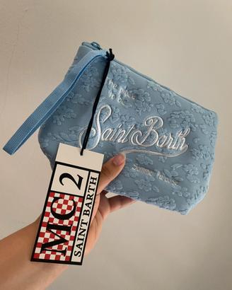 Pochette Saint Barth Azzurra Floreale