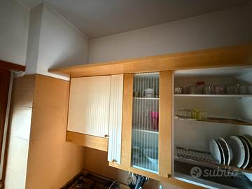 Cuicina, fuochi, forno, lavello cermaica amrmadio