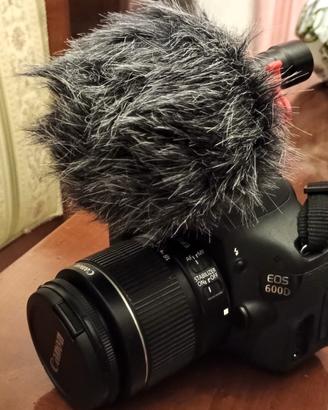 Canon EOS 600D più microfono