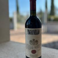 Vino Tignanello annata 1986