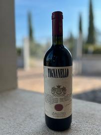 Vino Tignanello annata 1986