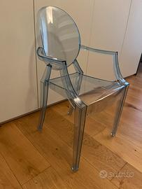 Sedia Kartell loulou ghost