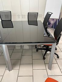 scrivanie da ufficio in vetro antigraffio,