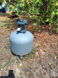 filtro piscina a sabbia più pompa 