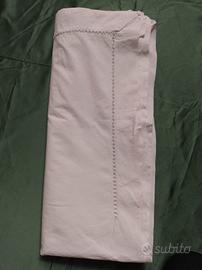 Antico Lenzuolo Matrimoniale Da Sopra Ricamato Lin