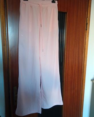 pantalone  da tuta elegante donna rosa