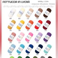 Fettuccia lycra borse uncinetto 400 grammi