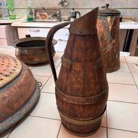 Brocca legno e rame