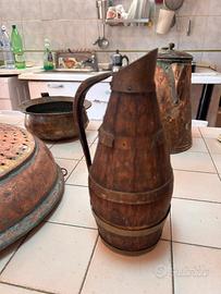 Brocca legno e rame