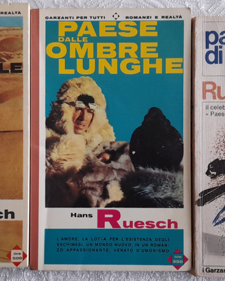 3 libri Hans Ruesch