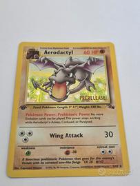 pokemon aerodactyl 1 edizione holo Prerelease 