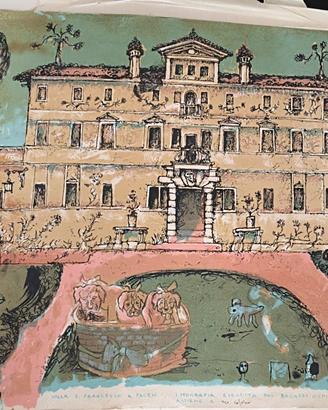 Litografia di Vito Calabrò