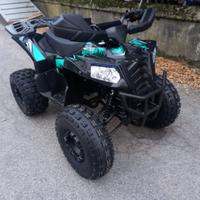 NUOVO QUAD MERLIN PRO 140cc RUOTE 8 BLACK/BLUE