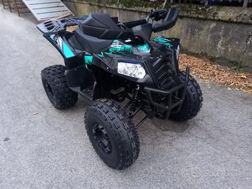 NUOVO QUAD MERLIN PRO 140cc RUOTE 8 BLACK/BLUE