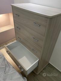 Settimino moderno 5 cassetti