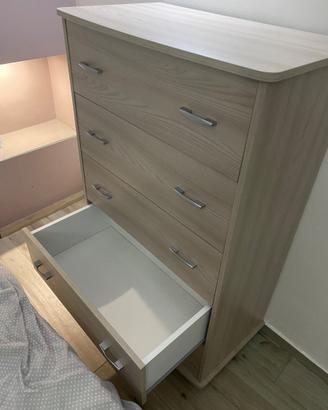 Settimino moderno 5 cassetti