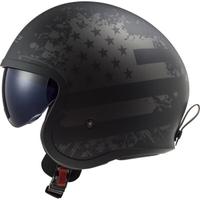 Casco jet LS2 Spitfire II matt black
