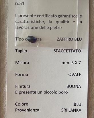pietra zaffiro blu