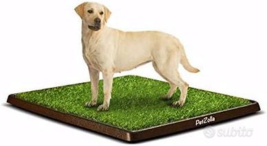 Toilette per cani con prato artificiale 90x100