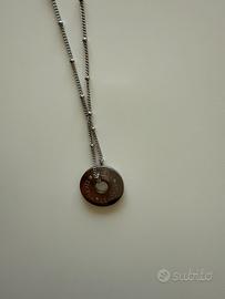 Collana Kidult argento con Swarovski