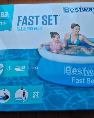 Piscina Bestway tonda da giardino 183 cm