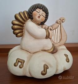 Carillon Angelo THUN su nuvola con arpa e note