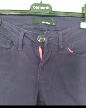 Jeans viola tg 38