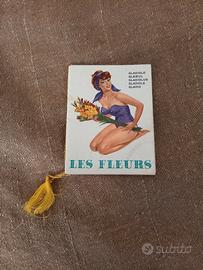 mini calendario 1966 fiori e donne 