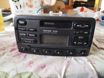 AUTO RADIO FORD 5000 RDS EON FUNZIONA + FRONTALINO
