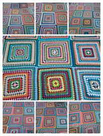 Antiche coperte in pura lana lavorate a mano