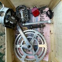 Pignoni bici vintage con pedali