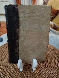 Libro antico "Il parroco provveduto" 1833