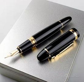 Penna Stiligrafica Jinhao 159  Black Gold Nib EF