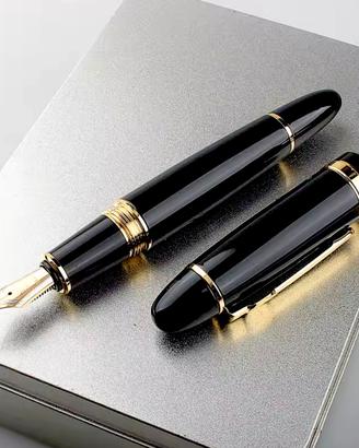 Penna Stiligrafica Jinhao 159  Black Gold Nib EF