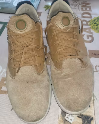 Scarpe Sneakers Uomo Geox Nebula Camoscio Marrone 