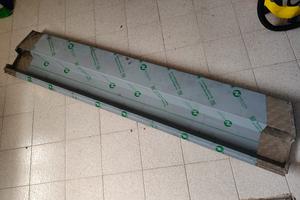 Barra porta fari acciaio inox fiorettato Camion 