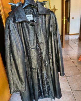 cappotto in vera pelle come nuovo 