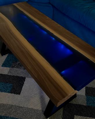 Tavolo da salotto/esterno in legno e resina