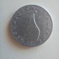 Moneta 5 lire del 1954