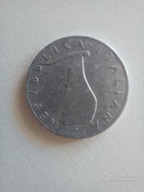 Moneta 5 lire del 1954