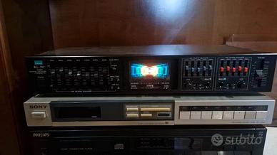 Equalizzatore Sansui RG-707 con Riverbero e Mixer