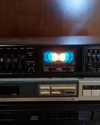Equalizzatore Sansui RG-707 con Riverbero e Mixer