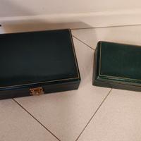 Portagioie vintage in cuoio